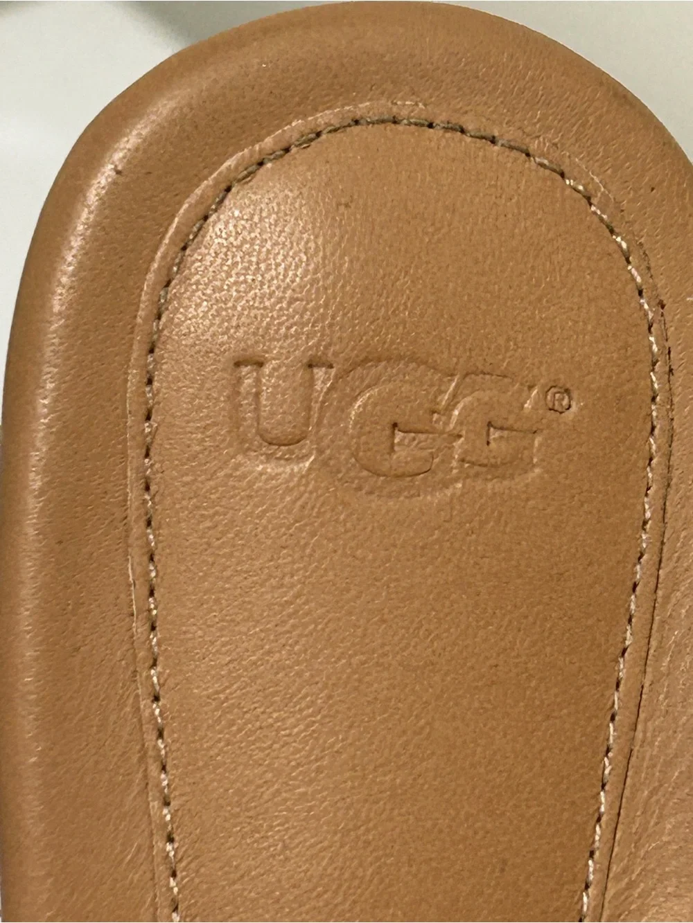 Ugg Binx Suede Fringe Sandals Tan Size 9.5